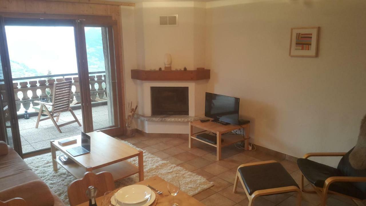 Appartement D'Une Chambre Avec Vue Imprenable - Veysonnaz ภายนอก รูปภาพ